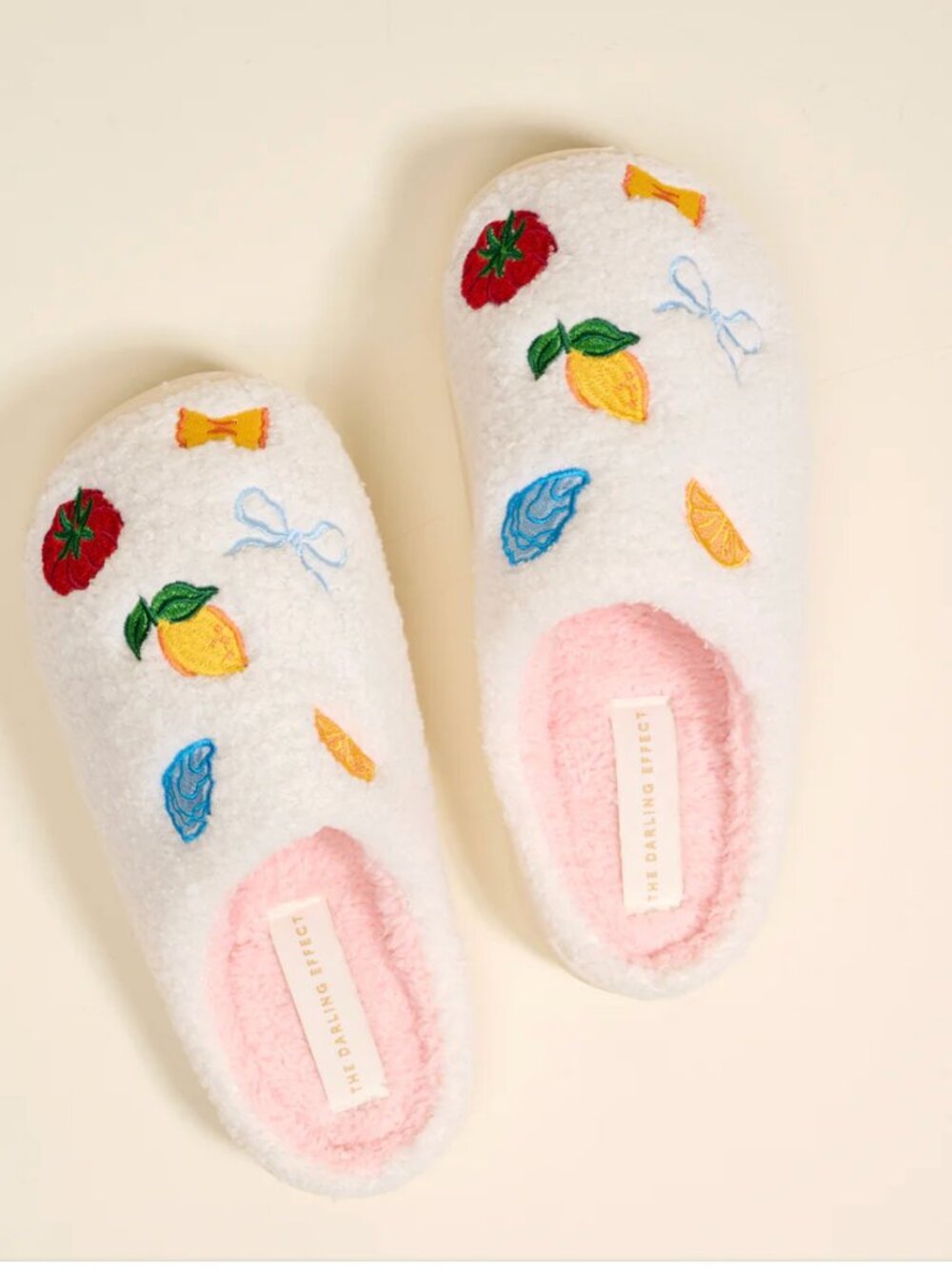 Italian Summer Fuzzy Slippers